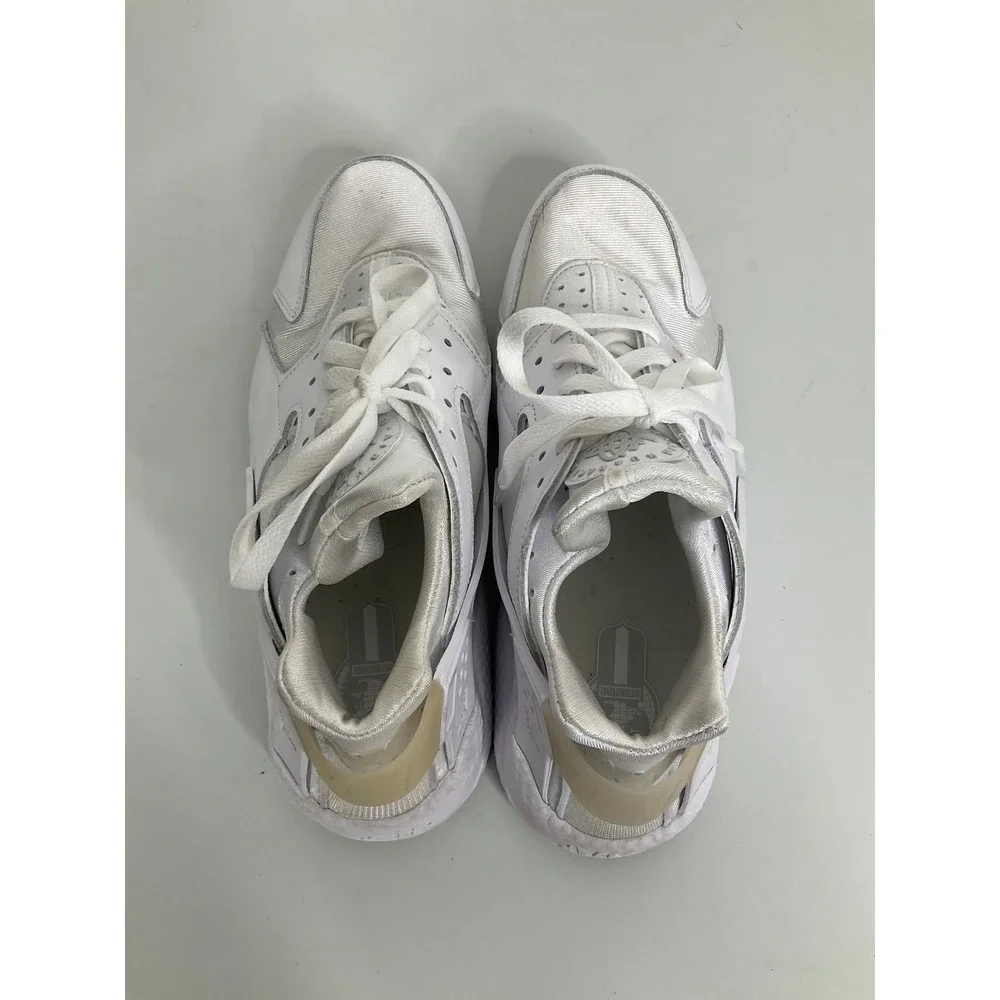 Nike Air Huarache White Metallic Silver Sneakers DH4439-102 Womens 10